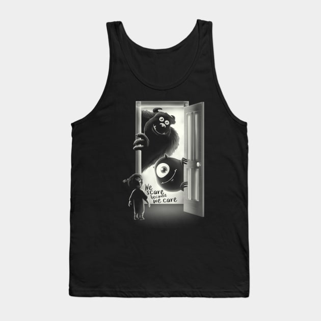 Monster inside Tank Top by NemiMakeit